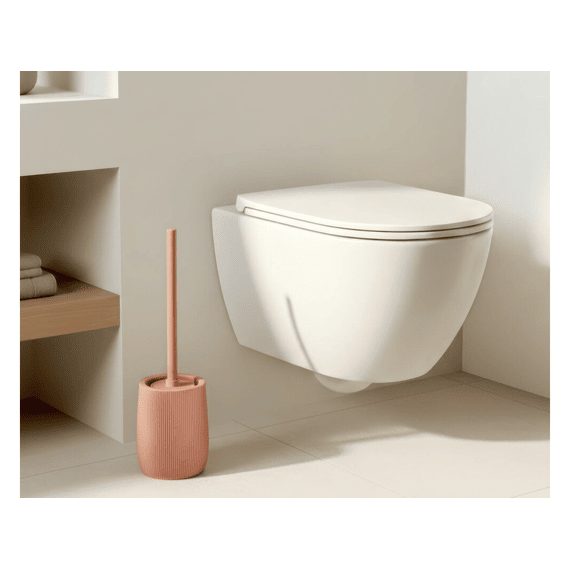 Wenko Toiletborstelhouder Fablo Keramiek Bruin
