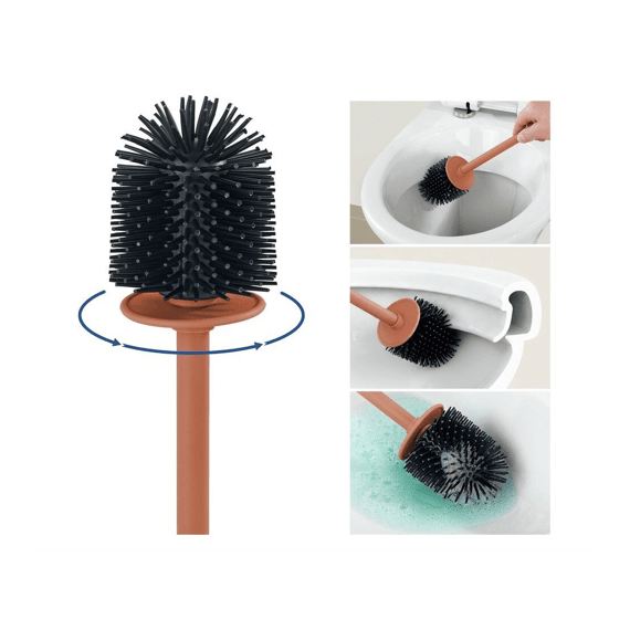 Wenko Toiletborstelhouder Fablo Keramiek Bruin