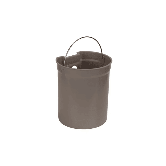 Wenko Afvalemmer Fablo 5l Donker Taupe