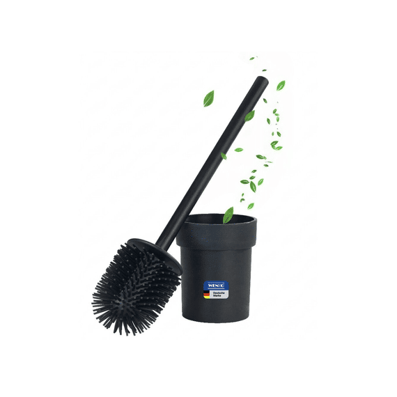 Wenko Turbo-loc Toiletborstelhouder Lizan Zwart