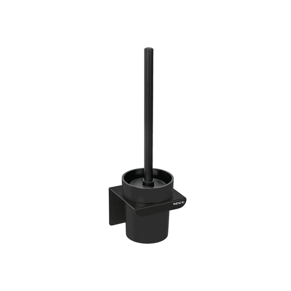 Wenko Turbo-loc Toiletborstelhouder Lizan Zwart