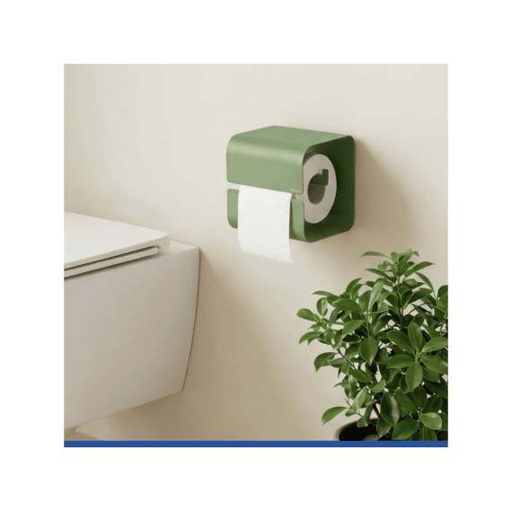 Wenko Turbo-loc Toiletrolhouder Lizan Groen