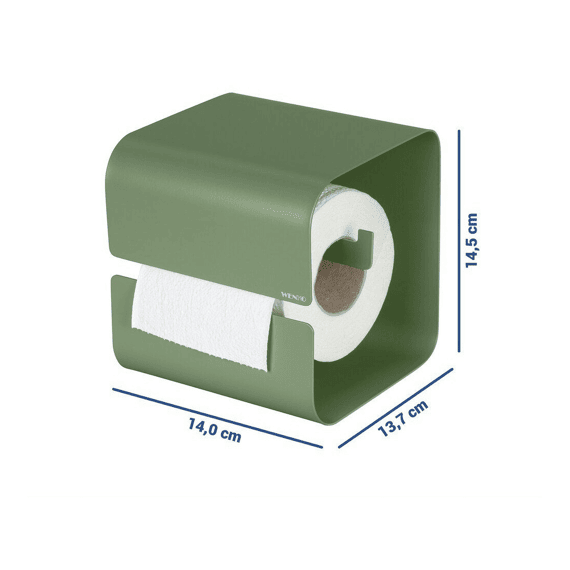 Wenko Turbo-loc Toiletrolhouder Lizan Groen
