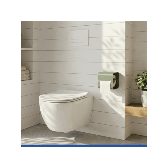 Wenko Turbo-loc Toiletrolhouder Lizan Groen
