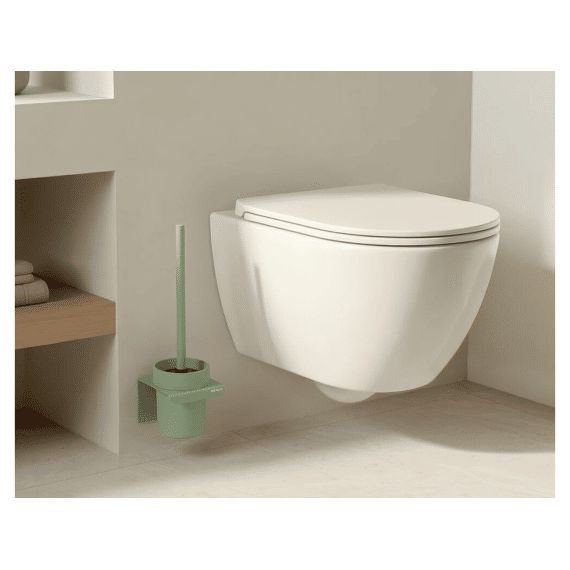 Wenko Turbo-loc Toiletborstelhouder Lizan Groen