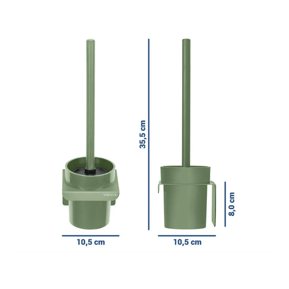 Wenko Turbo-loc Toiletborstelhouder Lizan Groen