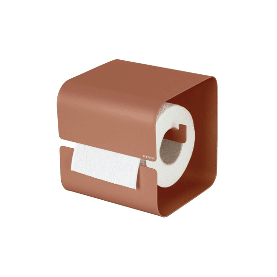 Wenko Turbo-loc Toiletrolhouder Lizan Bruin