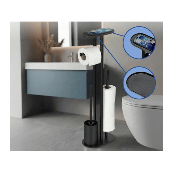 Wenko Wc-boy Met Planchet Orea Black