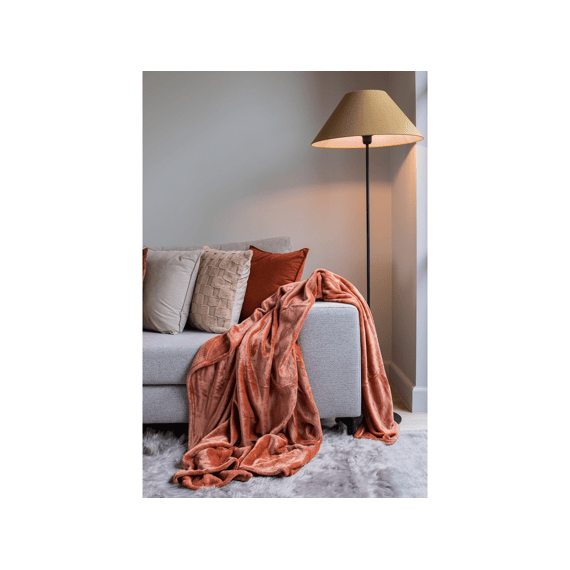 Tiseco Plaid Cosy Delux Microflannel 130x160 Cm Clay