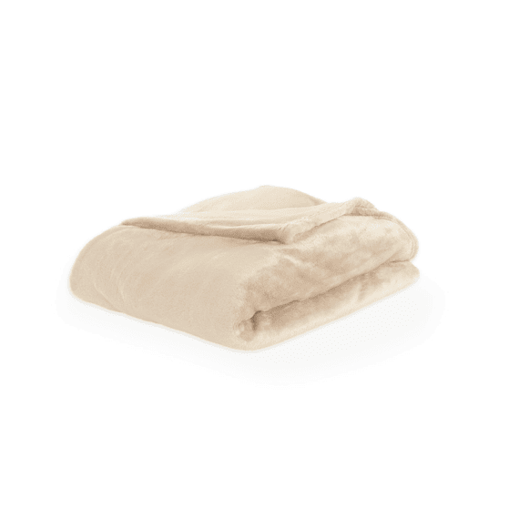 Tiseco Plaid Cosy Delux Microflannel 130x160 Cm Sand