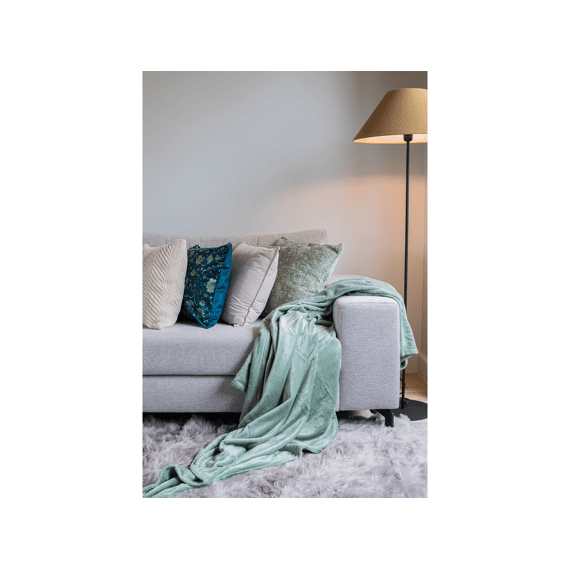 Tiseco Plaid Cosy Delux Microflannel 130x160 Cm Sea Green
