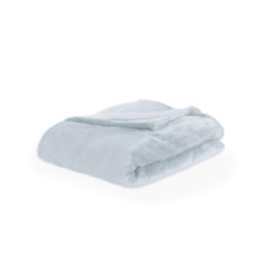 Tiseco Plaid Cosy Delux Microflannel 130x160 Cm Silver Blue