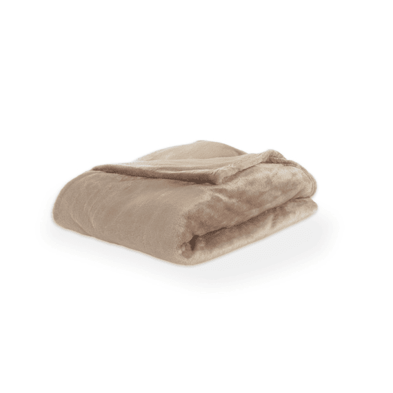 Tiseco Plaid Cosy Delux Microflannel 130x160 Cm Taupe