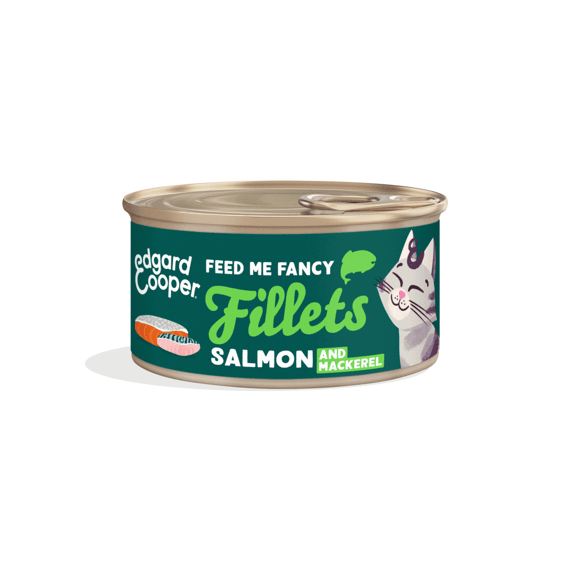 Edgard & Coope Fillets Makreel/zalm 70g