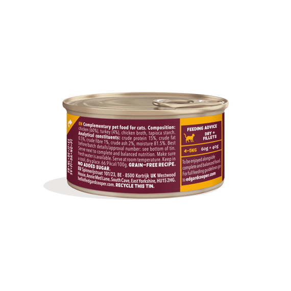 Edgard & Coope Fillets Kip/kalkoen 70g