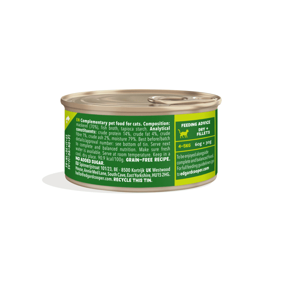 Edgard & Coope Fillets Mackarel 70g