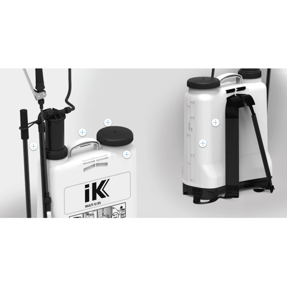 Ik Multi 12 Bs Drukspuit 12l geschikt voor bleekwater
