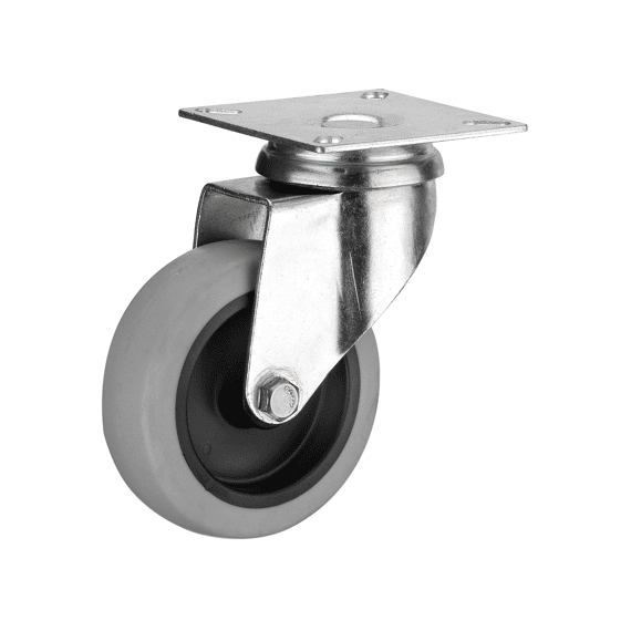 Meubelwiel Themoplastische Spoorloze Band Zwenkwiel 50mm
