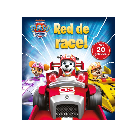 Geluidenboek Paw Patrol Red De Race!