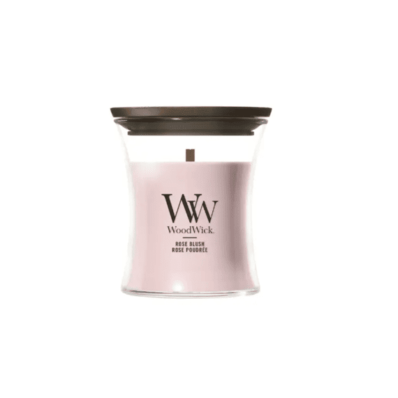 Woodwick Kaars Mini Rose Blush