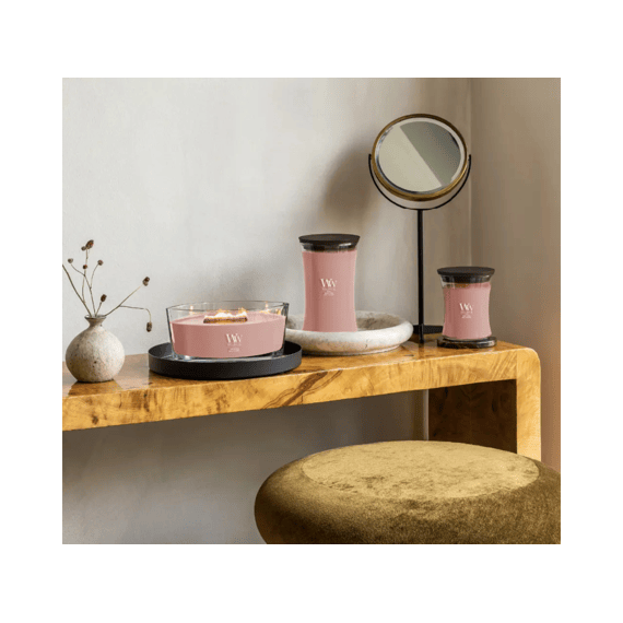 Woodwick Kaars Ellipse Rose Blush
