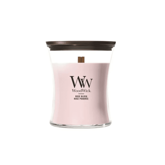 Woodwick Kaars Medium Rose Blush