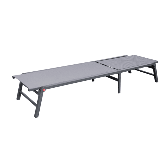 Siesta Plooibare Sunlounger Anthraciet
