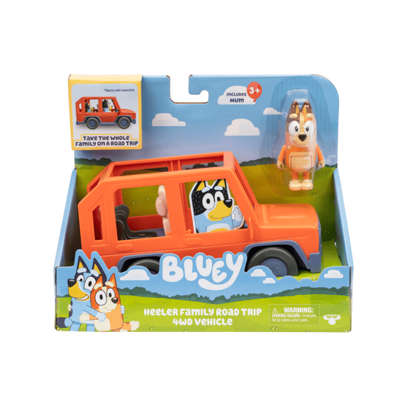 Bluey Speelset Familie Roadtrip