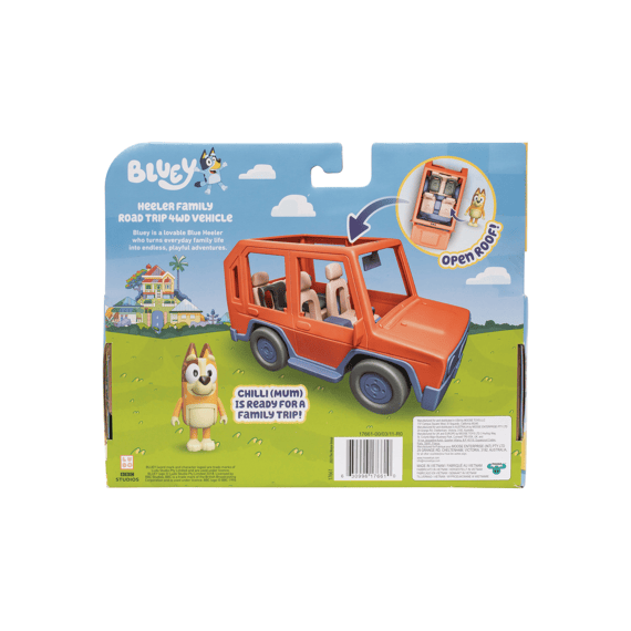 Bluey Speelset Familie Roadtrip