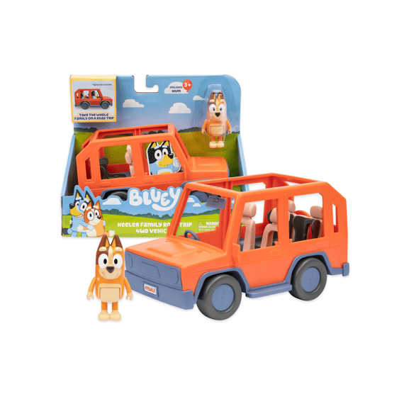 Bluey Speelset Familie Roadtrip