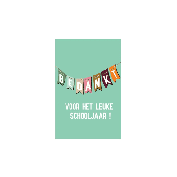 Notitieboekje Bedankt Voor Het Leuke Schooljaar
