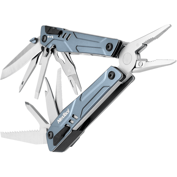 Nextool Multitool Sailor Pro 15f Bitkit 10st. Rvs Blauw