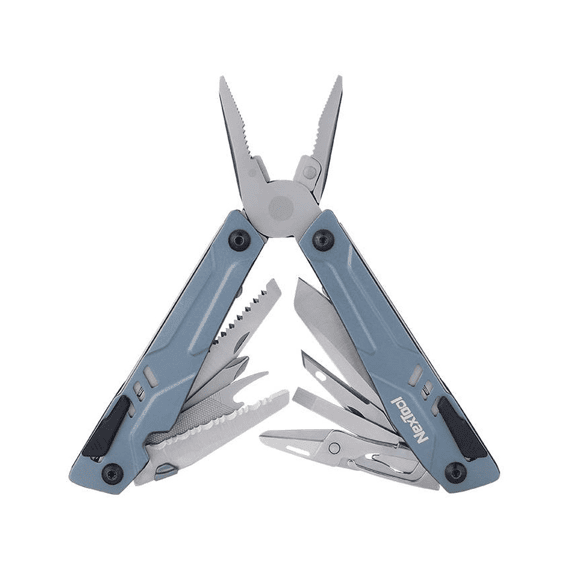Nextool Multitool Sailor Pro 15f Bitkit 10st. Rvs Blauw