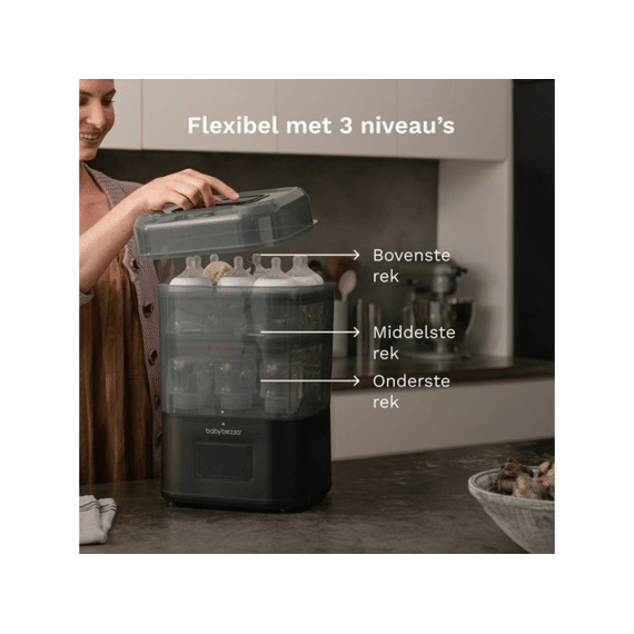 Baby Brezza Superquick Sterilizer Dryer Matt Black