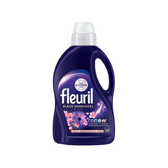 Fleuril Wasmiddel Vloeibaar Renew Black Bloom 29 Scoops/1.305l
