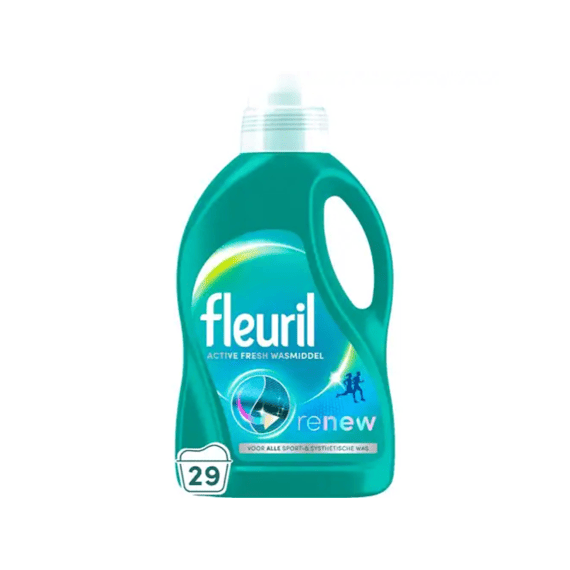 Fleuril Wasmiddel Vloeibaar Renew Sport & Synthetische 29 Scoops/1.305l