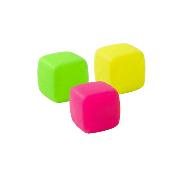 Pandah Sugar Squeeze Neon/transparant 3.5cm Assortiment