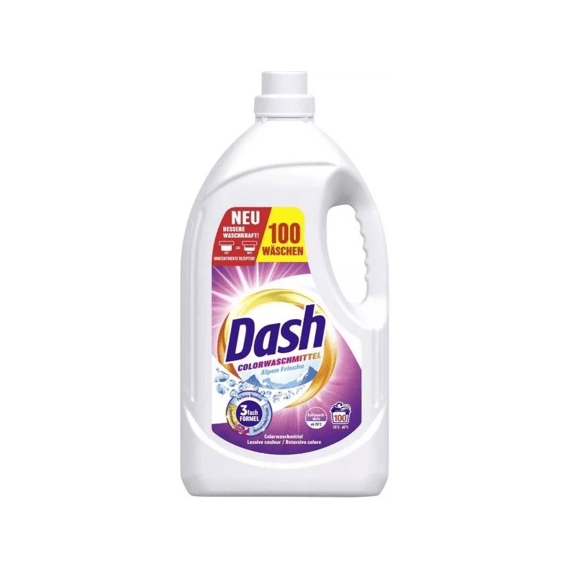 Dash Wasmiddel Vloeibaar Kleur Fris 100 Scoops/4.5l