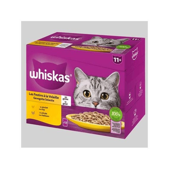 Whiskas Patee Kip En Kalkoen 85g