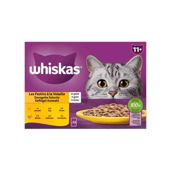 Whiskas Patee Kip En Kalkoen 85g