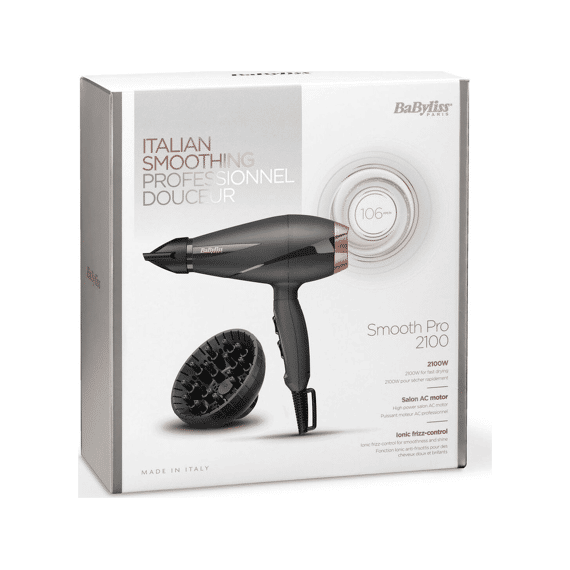 Babyliss Ba6709de Haardroger Smooth Pro 2100w