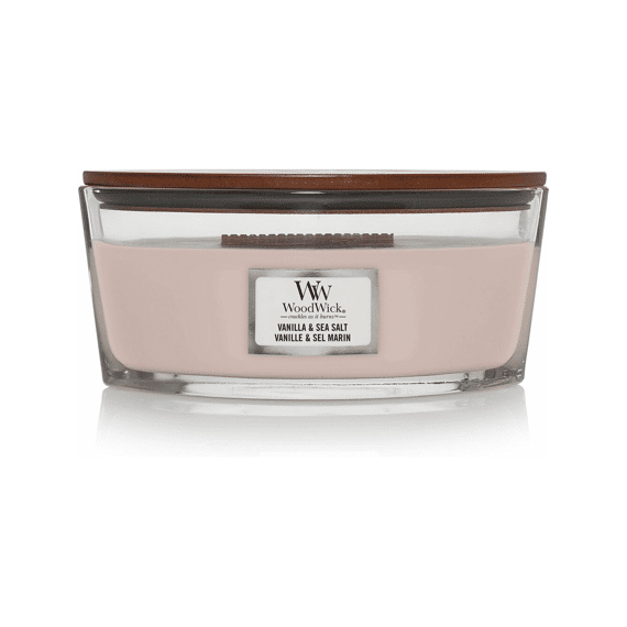 Woodwick Kaars Ellipse Vanilla & Sea Salt