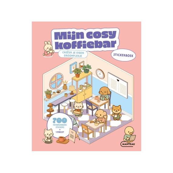 Stickerboek Mijn Cosy Koffiebar