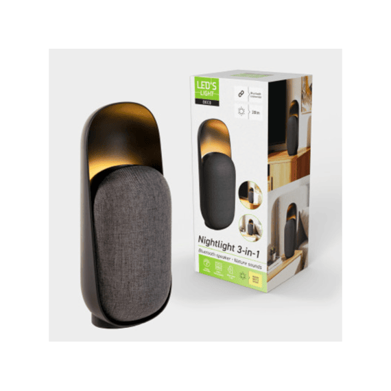 Led Nachtlicht Met Bluetooth Speaker Herlaadbaar