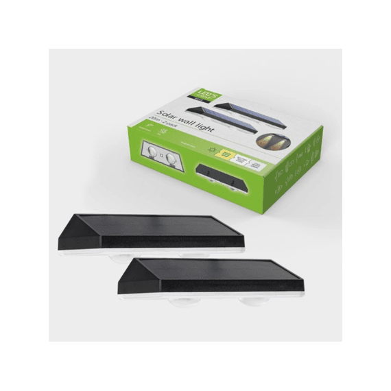 Outdoor Solar Licht 20lm 3000k/4000k/5000k Ip44 Sensor Zwart