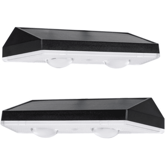 Outdoor Solar Licht 20lm 3000k/4000k/5000k Ip44 Sensor Zwart