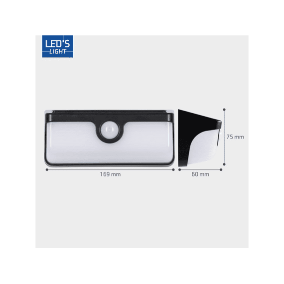 Linkable Led Solar Muur Licht Met Sensor Ip65