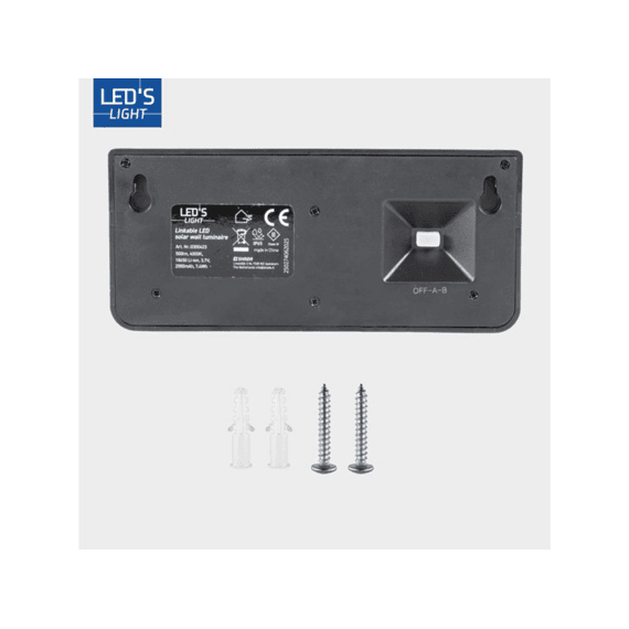 Linkable Led Solar Muur Licht Met Sensor Ip65