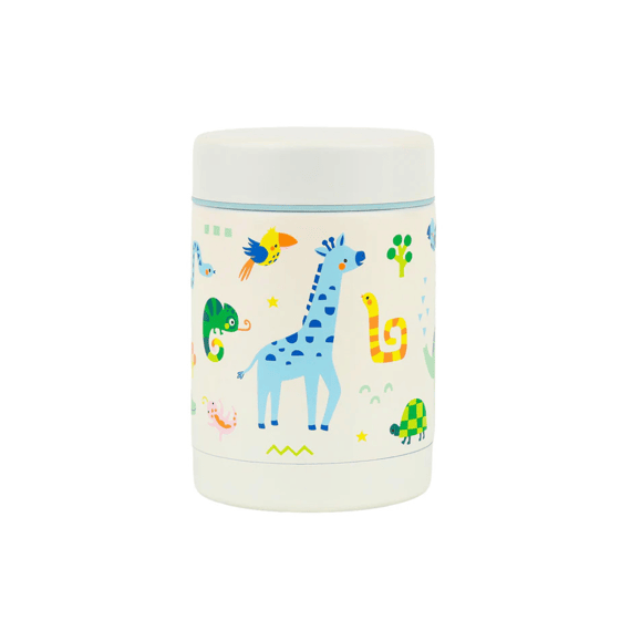 A Little Company Food Jar Stainless Steel Jungle