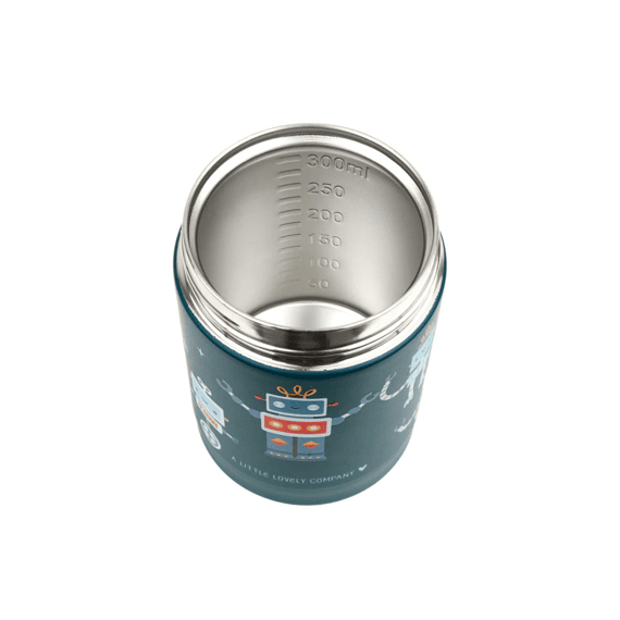 A Little Company Food Jar Stainless Steel Robots